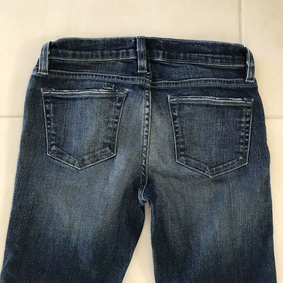 Simon Miller Distressed Moto Low Rise Stretch Skinny Denim Jeans - Picture 8 of 11